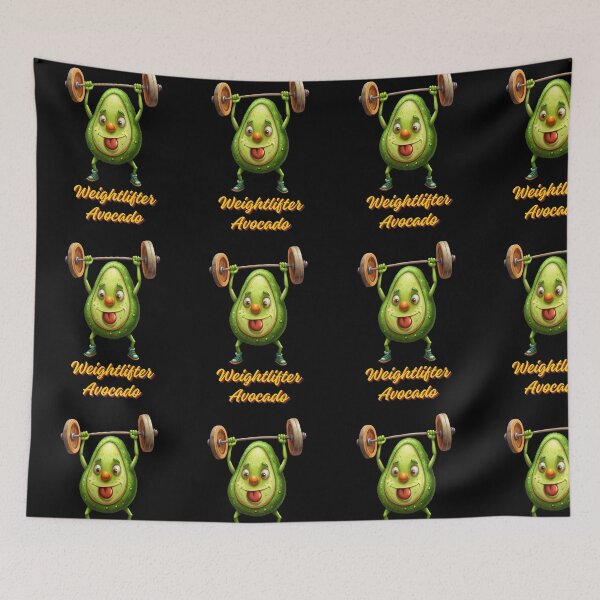 Item preview, Lifting Avocado - Weightlifter Avocado - Funny Avocado Lifting Weights Gym Fitness Workout designed and sold by ExploreTheStore.
