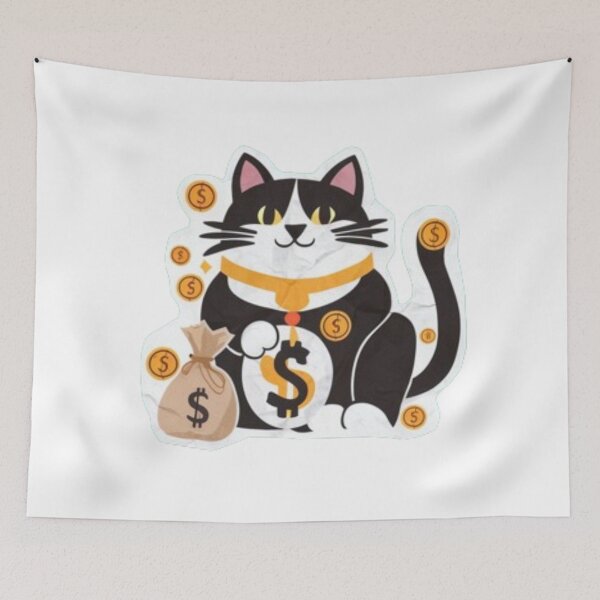 Item preview, Cat that gives Luck and Money #3 designed and sold by Kinyah88.