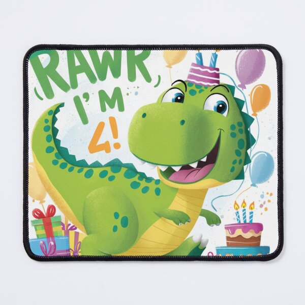 Item preview, Rawr I'm 4 birthday boy designed and sold by Ikra Best.