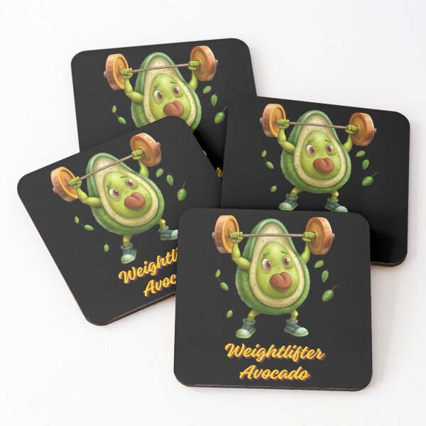 Item preview, Lifting Avocado - Weightlifter Avocado - Funny Avocado Lifting Weights Gym Fitness Workout designed and sold by ExploreTheStore.