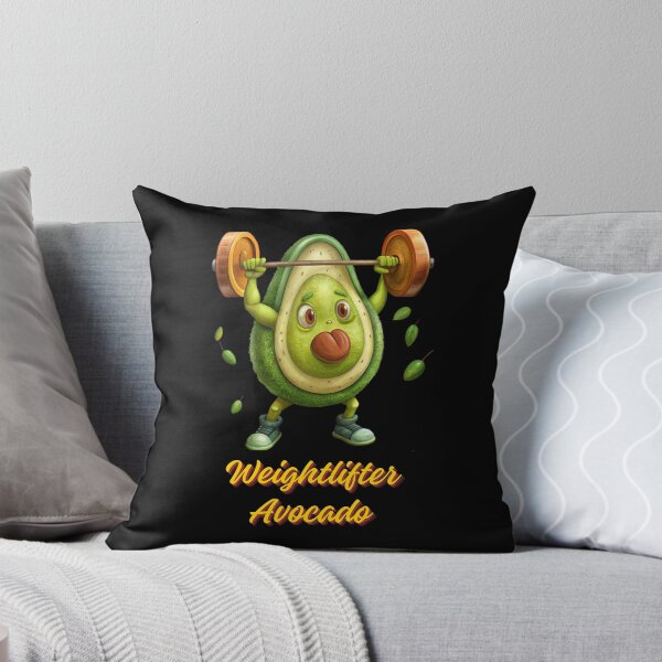 Item preview, Lifting Avocado - Weightlifter Avocado - Funny Avocado Lifting Weights Gym Fitness Workout designed and sold by ExploreTheStore.