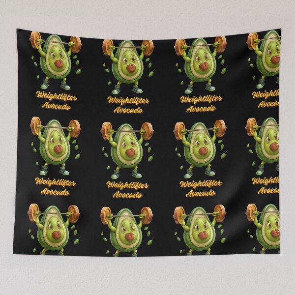 Item preview, Lifting Avocado - Weightlifter Avocado - Funny Avocado Lifting Weights Gym Fitness Workout designed and sold by ExploreTheStore.