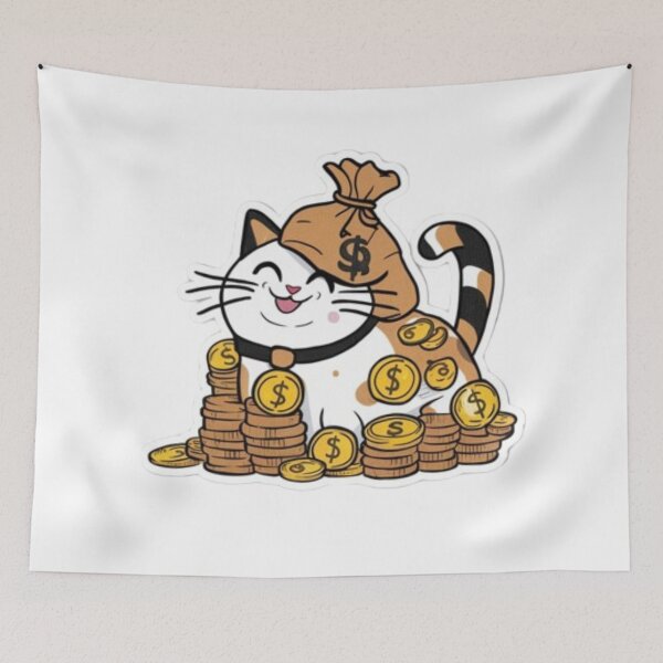 Item preview, Cat that gives Luck and Money #4 designed and sold by Kinyah88.