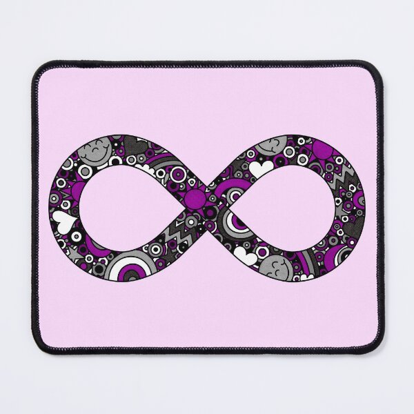 Item preview, Infinity Neurodiverse Doodle Ace Asexual Pride Flag designed and sold by JoyfulJen.