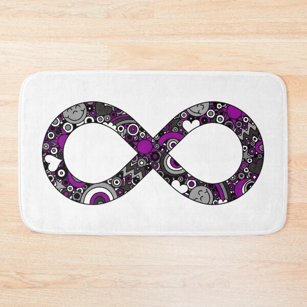 Item preview, Infinity Neurodiverse Doodle Ace Asexual Pride Flag designed and sold by JoyfulJen.