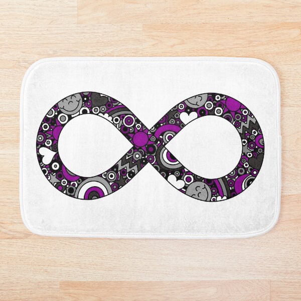 Item preview, Infinity Neurodiverse Doodle Ace Asexual Pride Flag designed and sold by JoyfulJen.