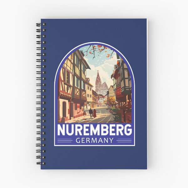 Item preview, Nuremberg Germany Travel Art Emblem designed and sold by KrisSidDesigns.