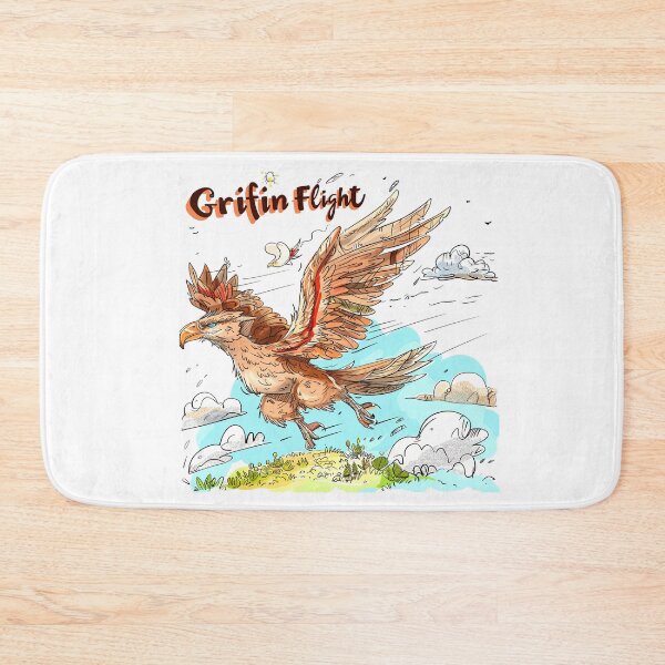 Item preview, Majestic Griffin Soaring Across the Cloudy Skies designed and sold by kjon88.