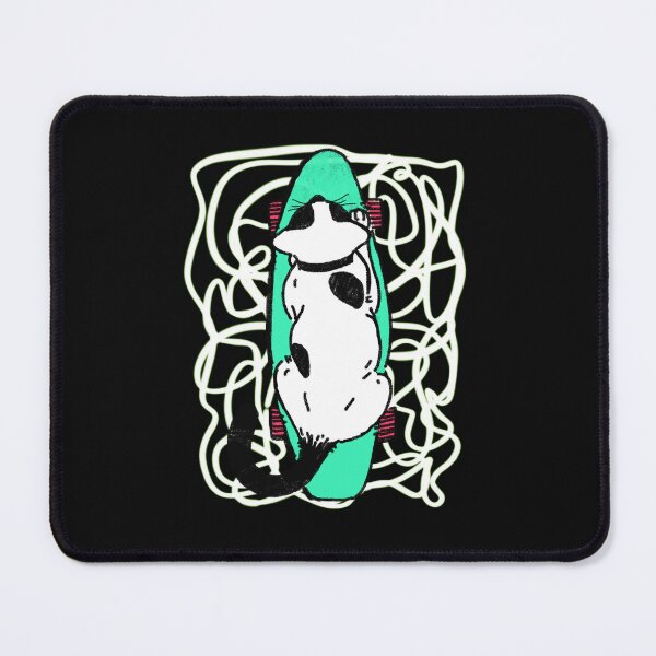 Item preview, Cat skateboard designed and sold by JiraVibes.