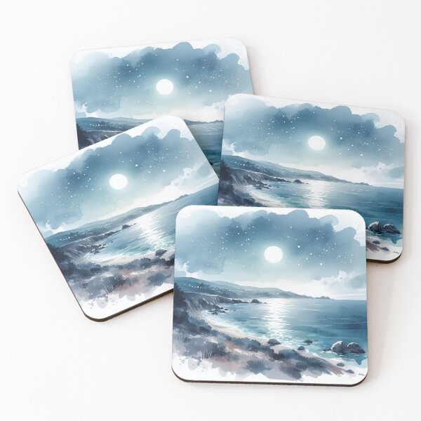 Item preview, Nocturnal Seascape designed and sold by ColourWonder.