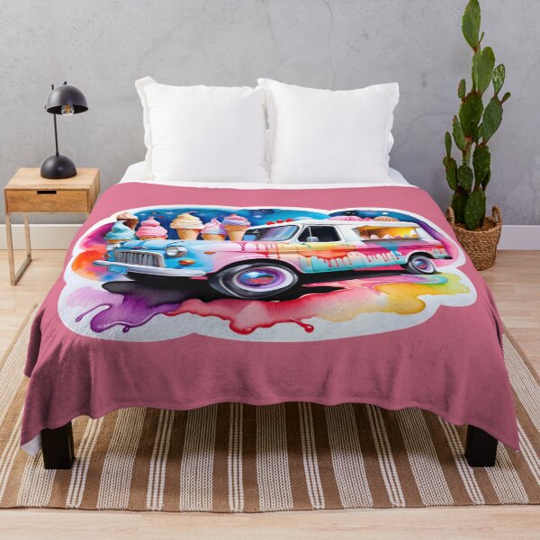 Item preview, Classic Vintage Ice Cream Truck designed and sold by TheArtOfPat.