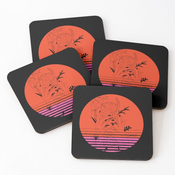Item preview, Spooky hands in retro circle  designed and sold by MarigoldandLily.