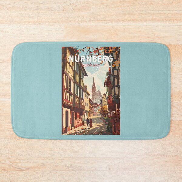 Item preview, Nuremberg Germany Travel Art Vintage designed and sold by KrisSidDesigns.