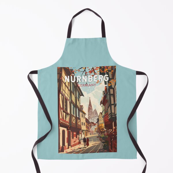 Item preview, Nuremberg Germany Travel Art Vintage designed and sold by KrisSidDesigns.