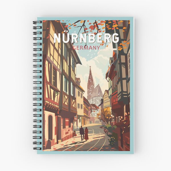 Item preview, Nuremberg Germany Travel Art Vintage designed and sold by KrisSidDesigns.