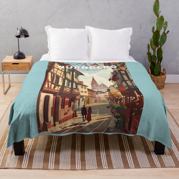 Item preview, Nuremberg Germany Travel Art Vintage designed and sold by KrisSidDesigns.
