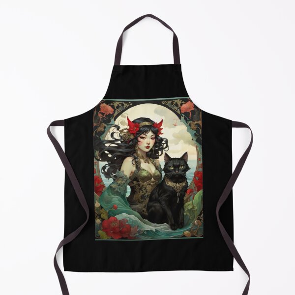 Item preview, Pirate beauty and cat designed and sold by Dreamfamiliars.