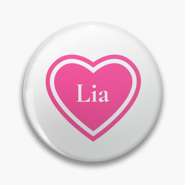 Item preview, Lia Name Girl Pink designed and sold by Monika Howarth.