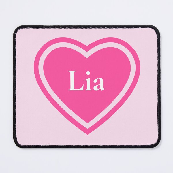 Item preview, Lia Name Girl Pink designed and sold by Monika Howarth.