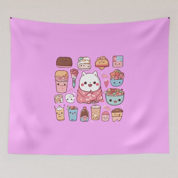 Item preview, paquete de comida japonesa kawaii designed and sold by cloudzer0000.