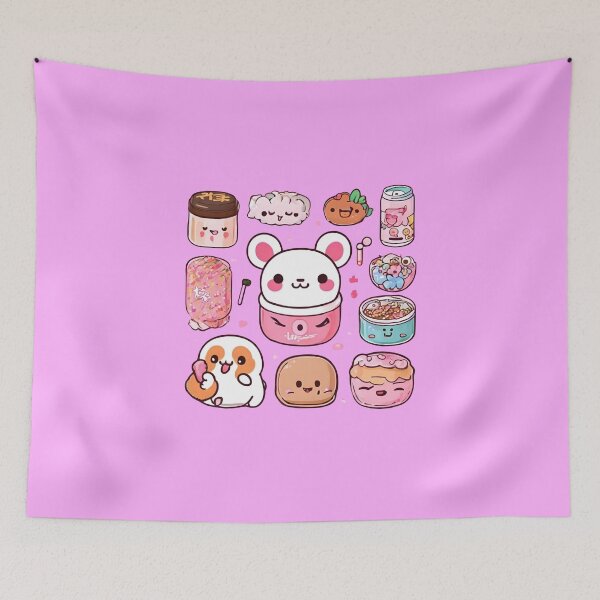 Item preview, lindo paquete de comida japonesa kawaii designed and sold by cloudzer0000.