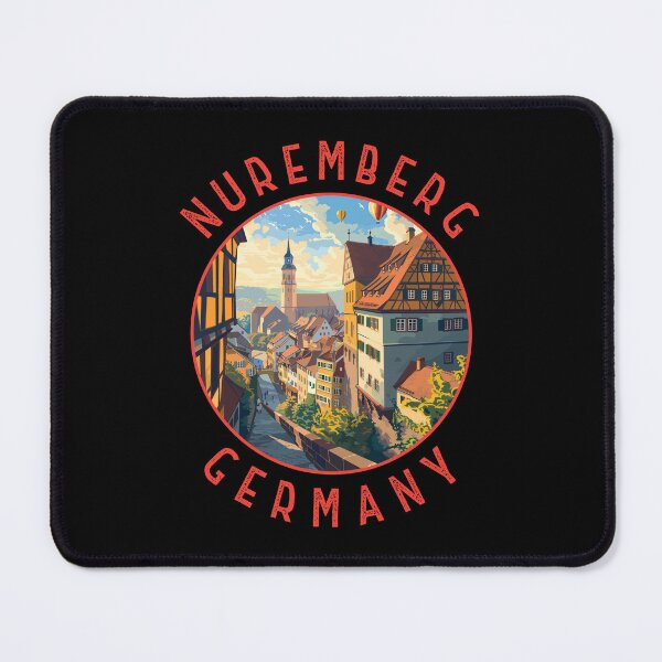 Item preview, Nuremberg Germany Retro Distressed Circle designed and sold by KrisSidDesigns.