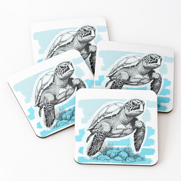 Item preview, SEA TURTLE colorful designed and sold by ArtDjevel.
