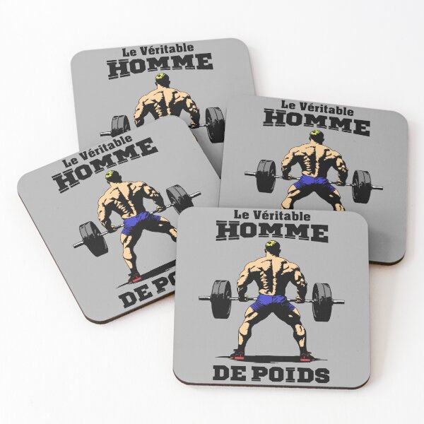 Item preview, THE REAL MAN OF WEIGHT! (bodybuilding, bodybuilding, bodybuilding) designed and sold by francoisville.