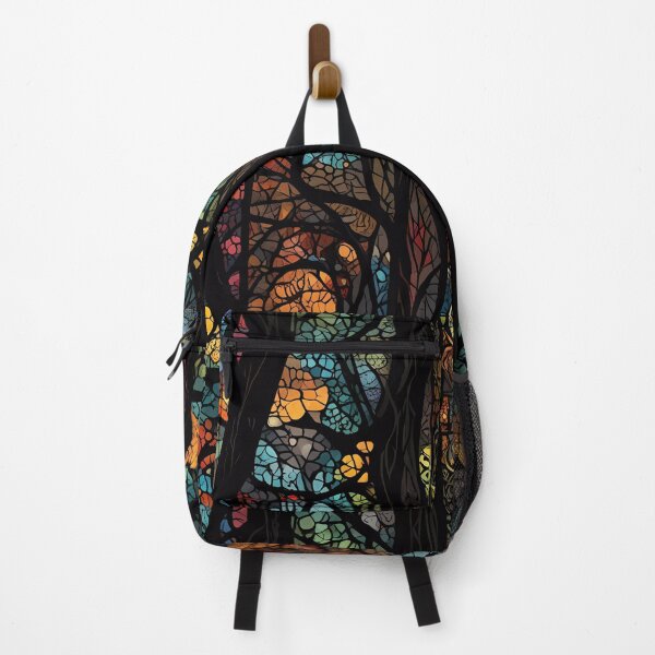 Item preview, Colourful Mosaic Stained Glass Tree effect design designed and sold by FocusedArt.