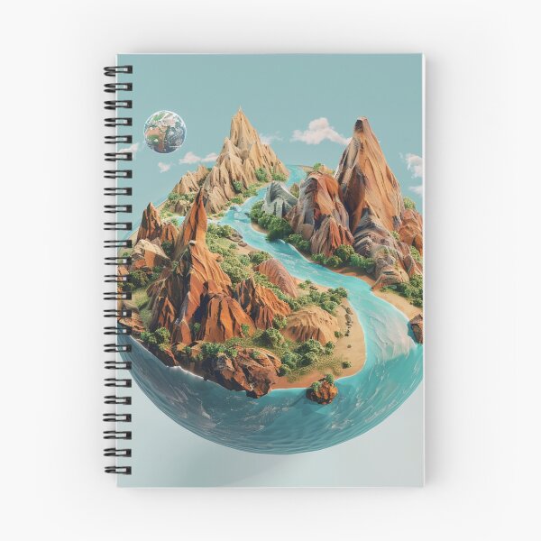 Item preview, Beautiful wavy landscape in a circle designed and sold by Johnavens.