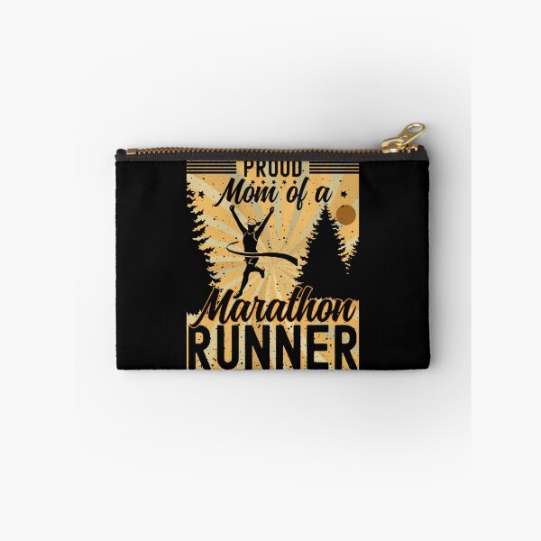 Item preview, Proud Mom of a Marathon Runner | Female Marathon Runner - Black designed and sold by PearlMoonGrapes.
