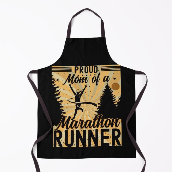 Item preview, Proud Mom of a Marathon Runner | Female Marathon Runner - Black designed and sold by PearlMoonGrapes.