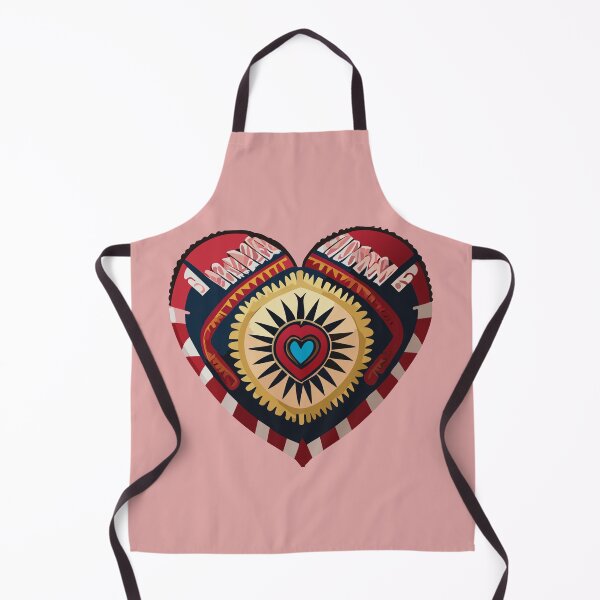 Item preview, colorful heart with print inside designed and sold by Alenus.