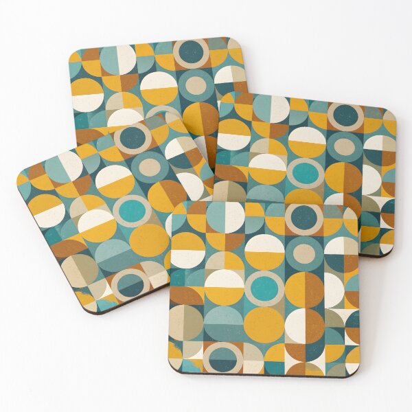 Item preview, Abstract geometry mid century modern style patterns  designed and sold by BlackCatspet1.
