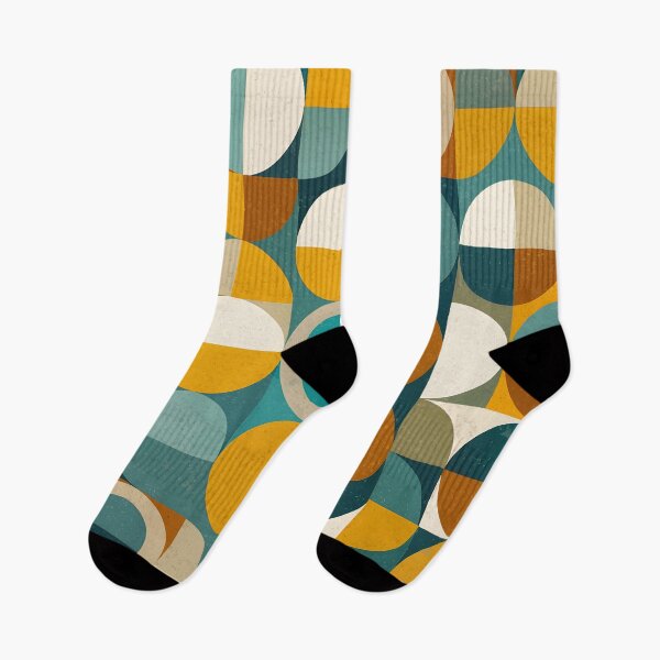 Item preview, Abstract geometry mid century modern style patterns  designed and sold by BlackCatspet1.