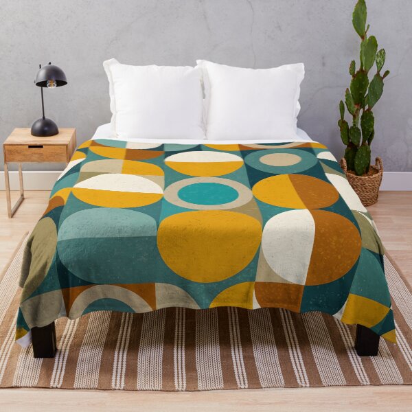 Item preview, Abstract geometry mid century modern style patterns designed and sold by BlackCatspet1.