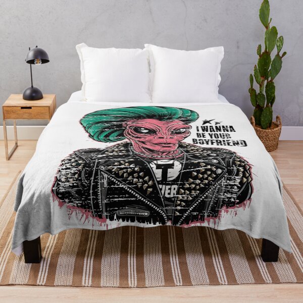Item preview, Distressed Vintage Hilarious Mohican Martian Punk Rocker merch designed and sold by paulo silveira.