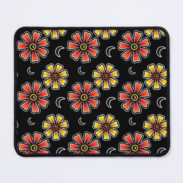 Item preview, Traditional Flower Tattoo designed and sold by cwgraphicdesign.