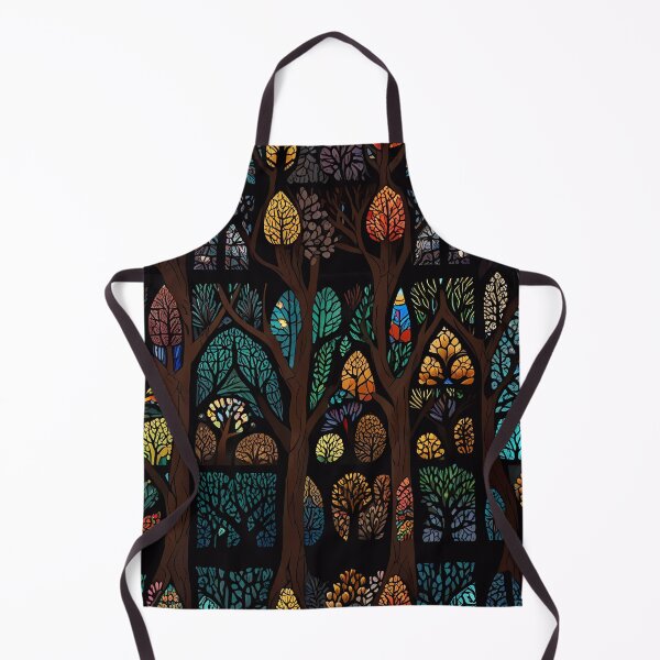 Item preview, Colourful Mosaic Stained Glass Tree effect design designed and sold by FocusedArt.