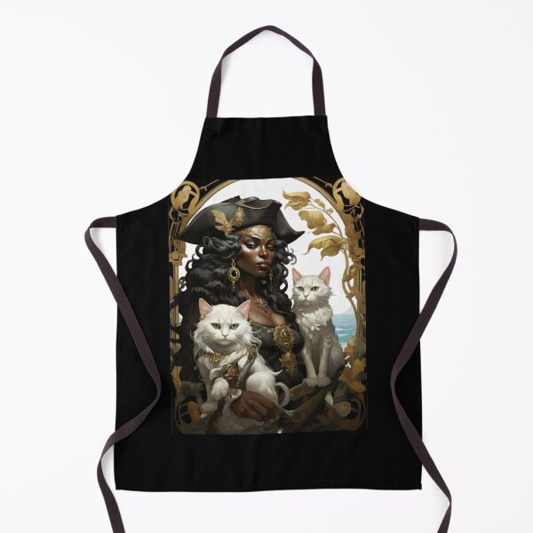 Item preview, Pirate beauty and cats designed and sold by Dreamfamiliars.