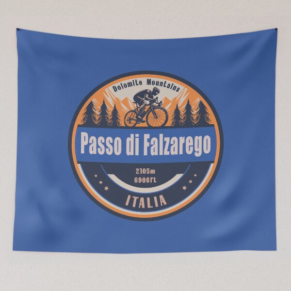 Artikelvorschau, Falzarego Pass Italien Radfahren Berg Design entworfen und verkauft von CynthiaGraphics.