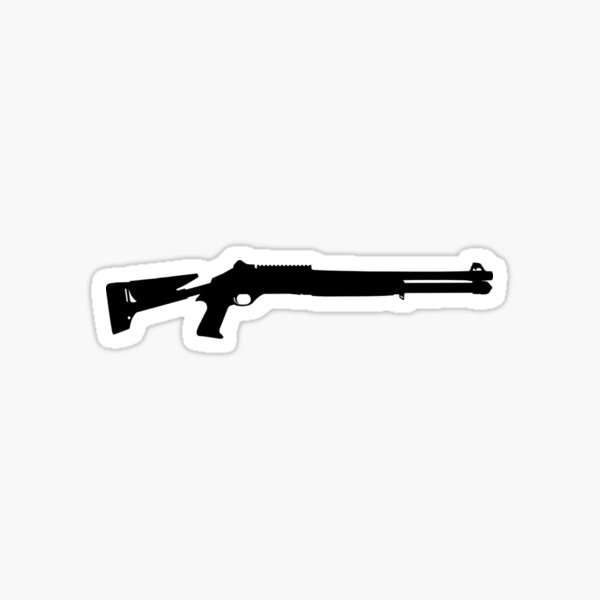 Vista previa del artículo con la obra «Silueta Benelli M4», diseñado y vendido por Laffs Creations.