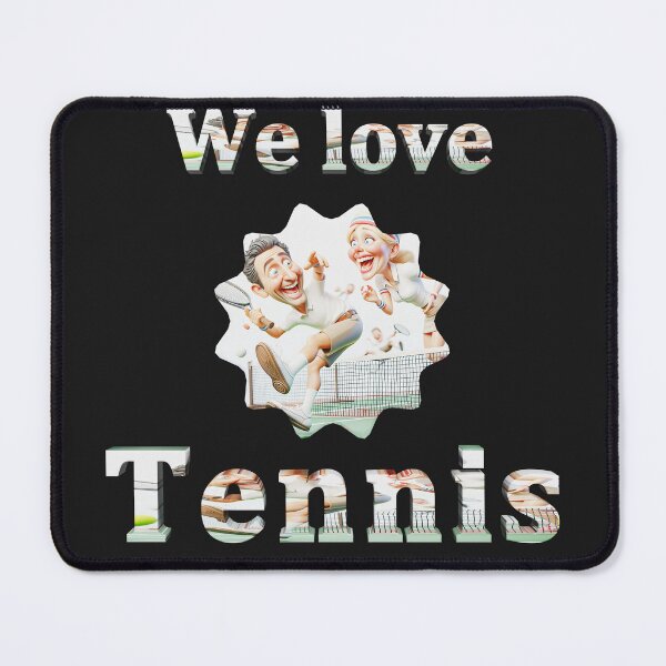 Item preview, we love tennis designed and sold by HerbertFlenner.