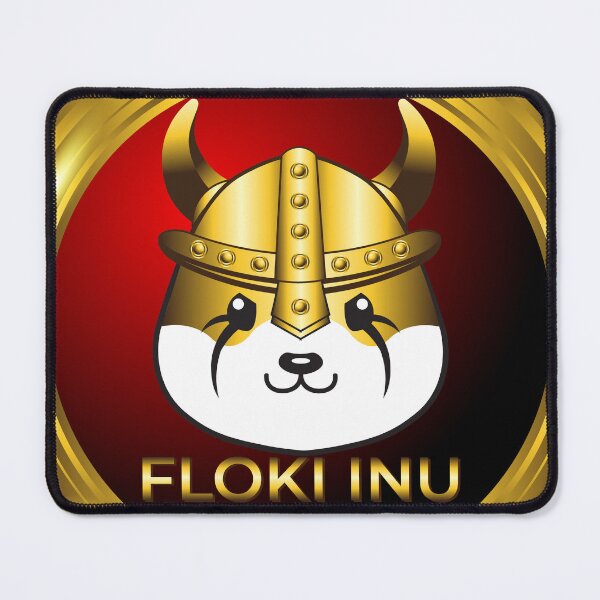 Item preview, 3d gold coin Floki inu cryptocurrency designed and sold by ZieProject.