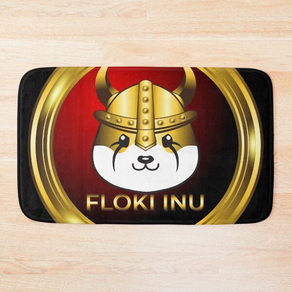Item preview, 3d gold coin Floki inu cryptocurrency designed and sold by ZieProject.