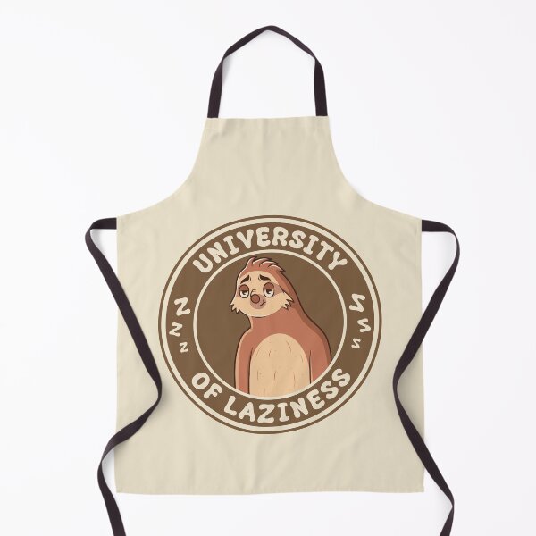 Item preview, University Of Laziness - Funny Lazy Sloth designed and sold by Abhishek Goldar.