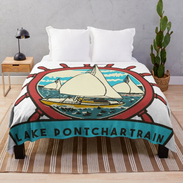 Item preview, Lake Pontchartrain Vintage Style Decal Design designed and sold by Decal Mania.