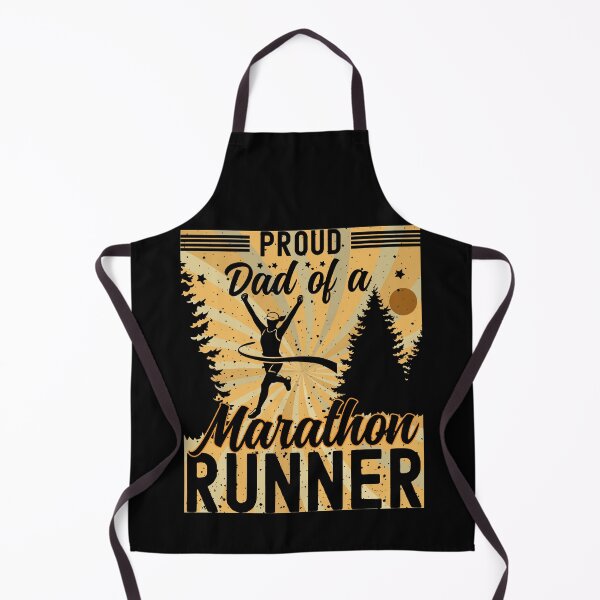 Item preview, Proud Dad of a Marathon Runner | Female Marathon Runner - Black designed and sold by PearlMoonGrapes.