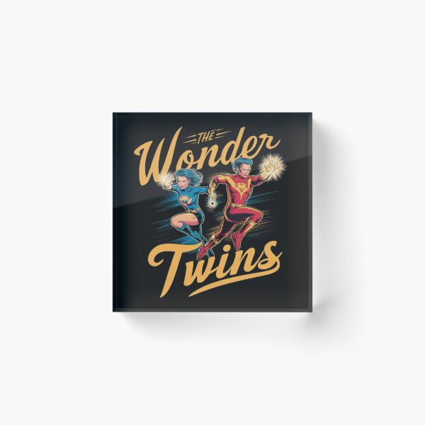 Item preview, The wonder twins team tee designed and sold by Ajax90.