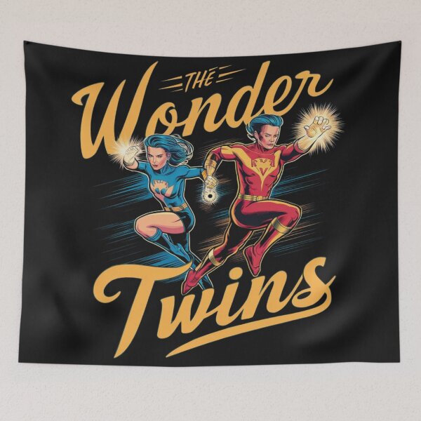 Item preview, The wonder twins team tee designed and sold by Ajax90.